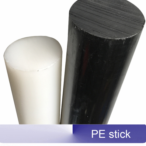 2PCS/lot 50cm Black White PE rod HDPE stick High density polyethylene rods ► Photo 1/1