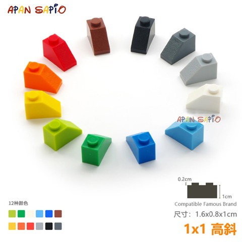 DIY blocks mini building blocks brick toys 1X1 30pcs/lot Duplo educational blocks toys for Children Compatible legoeING ► Photo 1/6