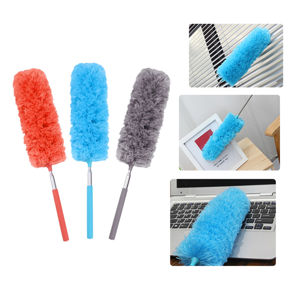 Feather Duster Anti Static Dust Brush Soft Microfiber Clean Dusters Car/Home J 