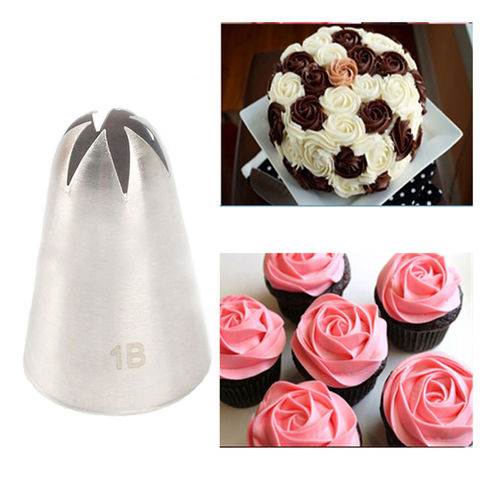 #1B Large Size Cream Nozzle Decorating Tip Icing Nozzle Cake & Baking Tools for Cake Fondant Decorating Nozzle Bakeware ► Photo 1/5