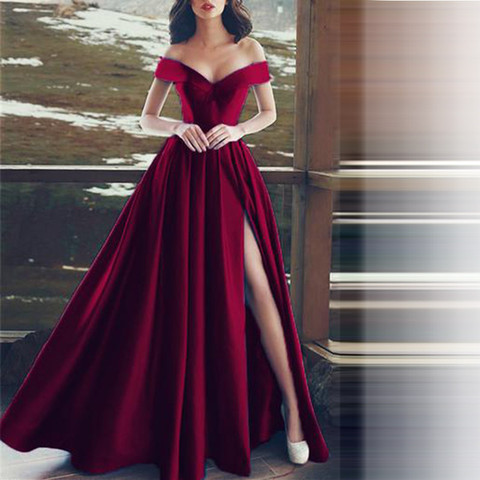 aliexpress long evening dresses BLUEPLUM Luxury Gold Floor Length V-Neck Evening Dress Women Elegant Party Maxi Dress Sequin Long Sleeves Prom Cocktail Dress Go
