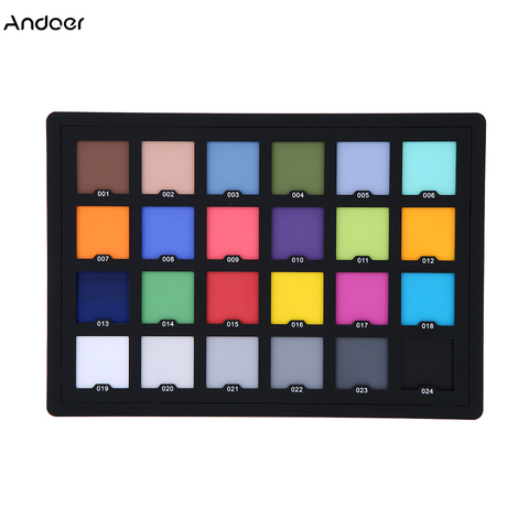 Professional 24 Color Card Test Color Balancing Card Palette Board for Superior Digital Color Correction Photography Accessories ► Photo 1/6