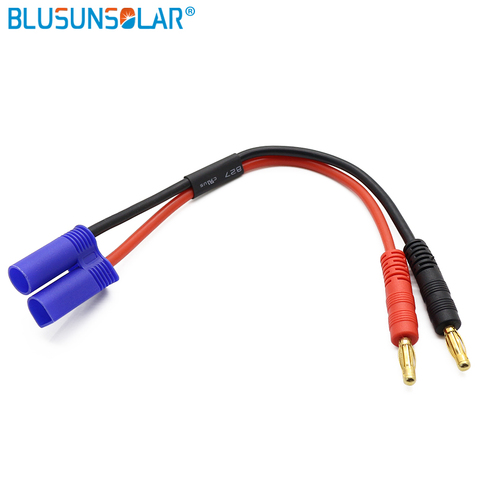 EC5 connector to 4.0mm banana plug with 14AWG Soft Silicone 150MM cable DZ0112 ► Photo 1/6