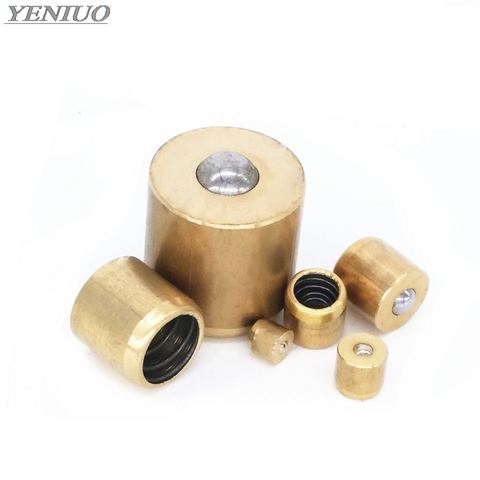 5pcs Brass Push Button oiler press fit ball Gas Engine Motor Hit&Miss Oil Grease Copper billiard cup butter ► Photo 1/2