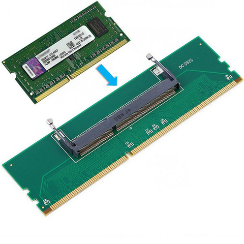 New 1pc DDR3 Laptop SO-DIMM to Desktop DIMM Memory RAM Connector Adapter DDR3 Wholesale Drop Shipping ► Photo 1/6