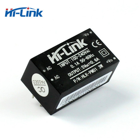 Free shipping hot sale AC 90-265V to DC 5V 3W power supply module switching isolated smart home AC DC transformer HLK-PM01 ► Photo 1/3