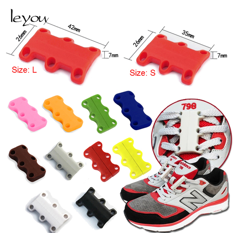 Leyou Buckle No-Tie Shoelace Magnetic ShoelaceSport Shoe Belt Shoelaces Children and Adult Shoestrings Magnetic Closure ► Photo 1/6