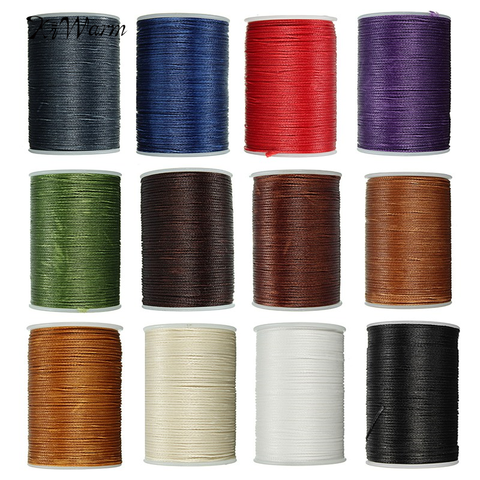 Durable 1PC 78 Meter 0.8mm Leather Waxed Thread Cord for DIY Handicraft Tool Hand Polyester Stitching Thread Multicolor ► Photo 1/6