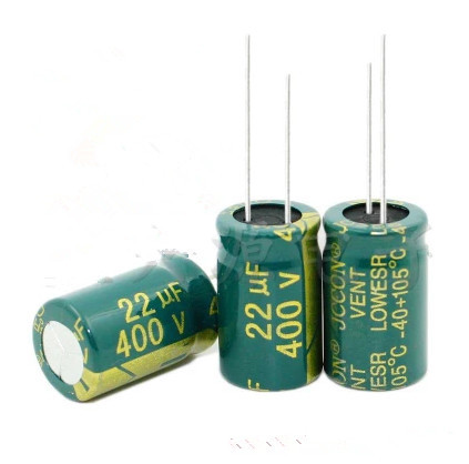 100PCS  high-frequency crystal electrolytic capacitor  22UF 400V 400V22UF   13X20MM best quality New origina ► Photo 1/1