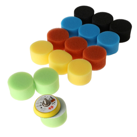 DRELD 16pcs 2 Inch 50mm Buffing Polishing Pad Kit for Car Polisher Wax Buffer Car Polishing Pad Hand Tool for Dremel Rotary Tool ► Photo 1/6