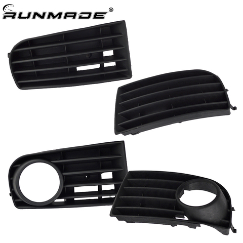 runmade ABS Plastic Front Bumper Fog Light Grill With Hole For 2005-2009 Golf 5 Mk5 ► Photo 1/1