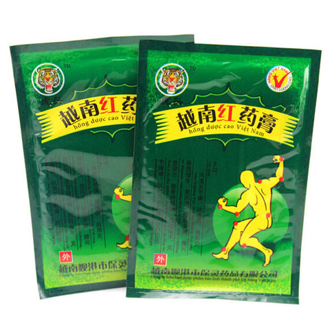 32pcs/lot Vietnam Red Tiger Balm Plaster Muscular Pain Stiff Shoulder Neck Massage Pain Relieving Patch Relief Health MR014 ► Photo 1/1