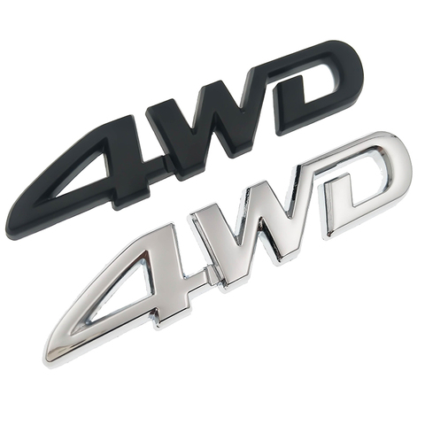 4WD Metal Sticker 3D Chrome Emblem 4X4 Badge Decal Car Styling for Honda CRV Accord Civic Suzuki Grand Vitara Swift SX4 ► Photo 1/6