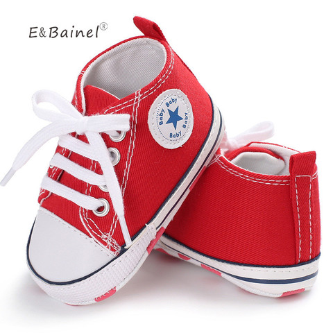 New Canvas Baby Sneaker Sport Shoes For Girls Boys Newborn Shoes Baby Walker Infant Toddler Soft Bottom Anti-slip First Walkers ► Photo 1/6