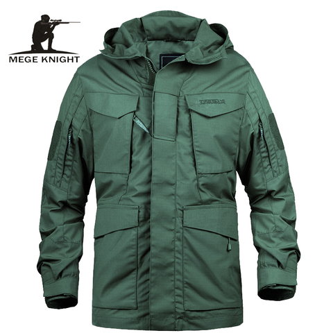 Mege Brand M65 Military Camouflage Male clothing US Army Tactical Men's Windbreaker Hoodie Field Jacket Outwear casaco masculino ► Photo 1/6