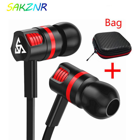PTM In-ear Earphone Super Bass Stereo Sound Headset Sport Ear phones With Mic for Phones Iphone Samsung Xiaomi Ear Phone 3.5mm ► Photo 1/6