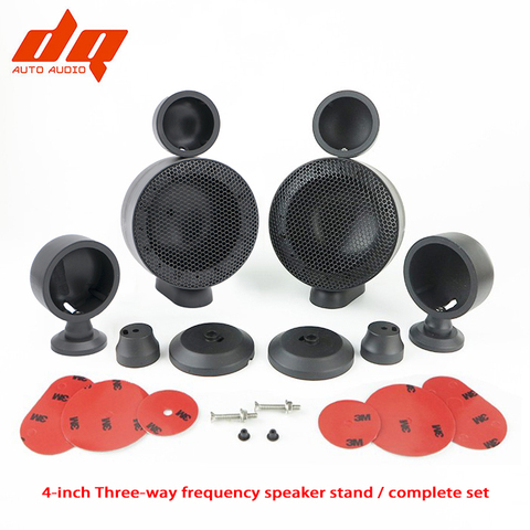 4-inch Car Audio Modified Three-way Tweeter Speaker Bracket A-pillar Triangle Treble Midrange Speaker Boxes Support Shell Stand ► Photo 1/5