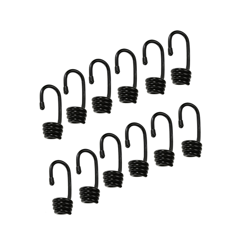 12 Pieces Strong Durable Steel Wire End Hooks for 6mm Marine Boat Shock Cord Bungee Rope Luggage Tie Down Straps DIY ► Photo 1/6