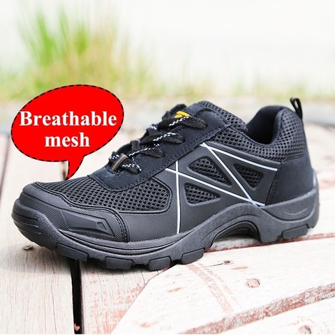 Ultralight Outdoor Sports Breathable Tactical Hiking Shoes For Men Summer Military Camping Climbing Training Waterproof Sneakers ► Photo 1/6