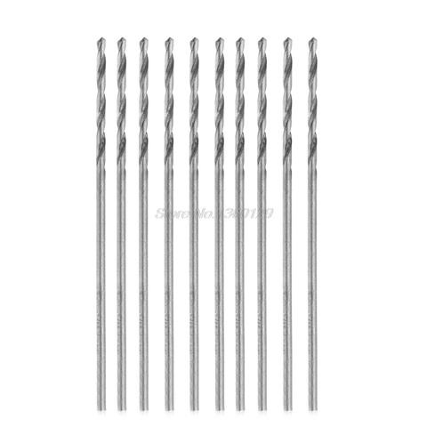 10Pcs/Set Multifunction Tiny Micro HSS 0.8mm Straight Shank Twist Drilling Bit June 08 DropShip ► Photo 1/1