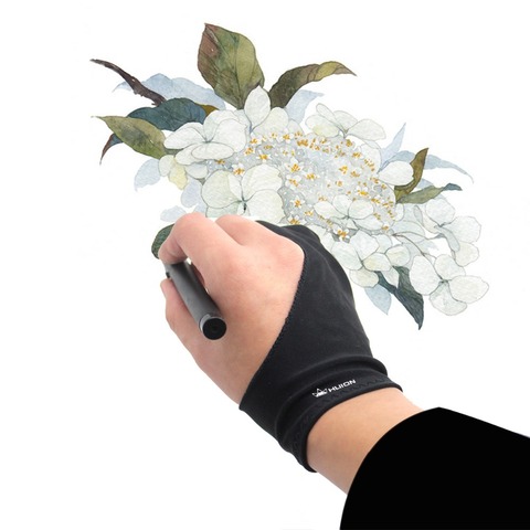 Huion Elastic(Free Size) Anti-Fouling Glove for Graphics Tablet Pen Monitor Drawing Light Box Tracing Board---Cura CR-01 ► Photo 1/6