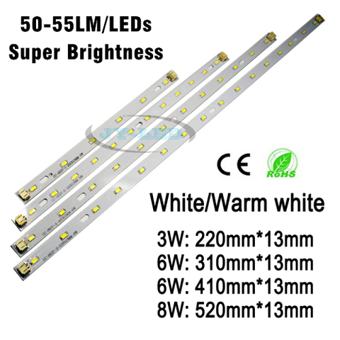 5730SMD LED Tube Light Panel, 3W 6W 8W LED Strip Lamp Plate 100-110LM/W Super Brightness With Cable connector ► Photo 1/5