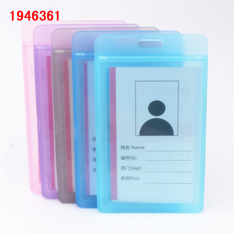 Transparent 614 plastic card sleeve ID Badge Case Clear Bank Credit Card Badge Holder Accessories expressing my personality ► Photo 1/6