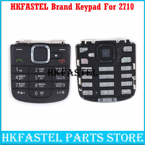 HKFASTEL New High quality For Nokia 2710 Mobile Phone Housing English or Russian Keypad Cover Keyboard Case free shipping ► Photo 1/1