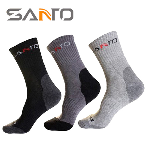 3Pairs/lot 2022 New Brand Men Socks Quick dry Cotton Sock CoolMax Warm Thick Socks Odor Resistant Casual Terry Sock for Men ► Photo 1/6