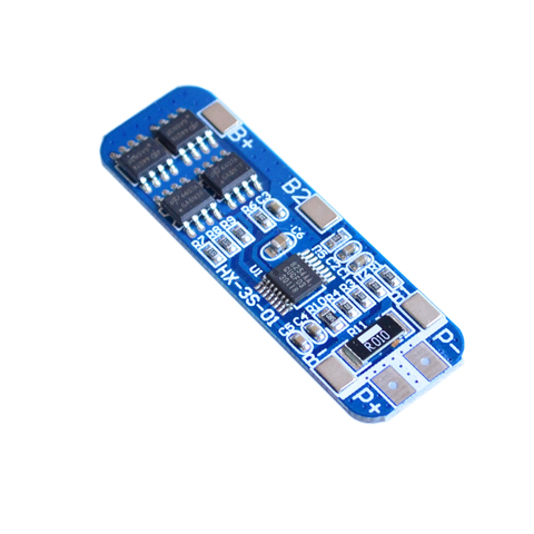 3S 10A 12V Lithium Battery Charger Protection Board Module for 3pcs 18650 Li-ion Battery Cell Charging BMS 11.1V 12.6V ► Photo 1/2