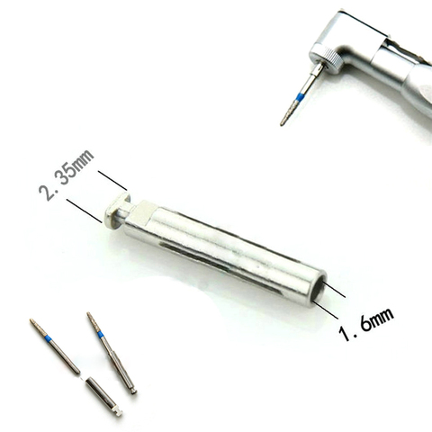 2.35mm 1PCS Shaft Dental Mandrel FG-RA Burs Adaptor Rotary Polishing Shank Stainless Steel High Speed Contra Angle Holder Tool ► Photo 1/6