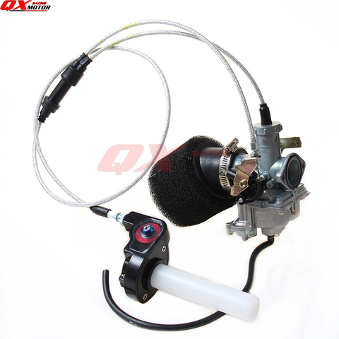 PZ30 30mm Carburetor Accelerating Pump Racing 200cc 250cc Motocross atv quad For IRBIS kayo BSE With Dual Throttle Cable ► Photo 1/6