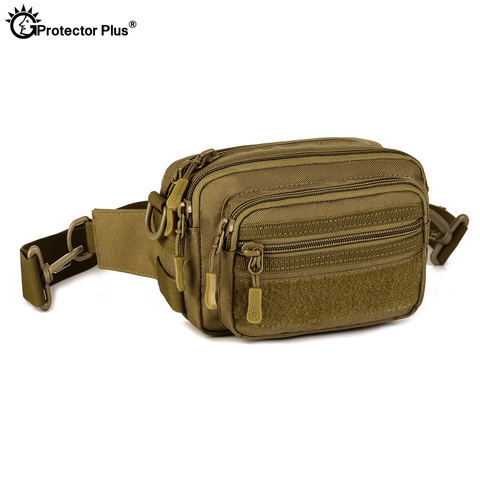 PROTECTOR PLUS Multipurpose Handbag Men Tactical Molle Messenger Bag Waterproof Military Camo Climbing Travel Waist bag Sports ► Photo 1/6