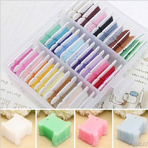 20 Pcs Wood Floss Drops, Thread Floss Organiser for Cross Stitch or  Embroidery (20 PCS)