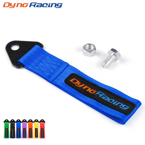 Dynoracing Racing Car High Quality tow strap/tow ropes/Hook/Towing Bars (red blue purple orange black yellow green) ► Photo 1/6