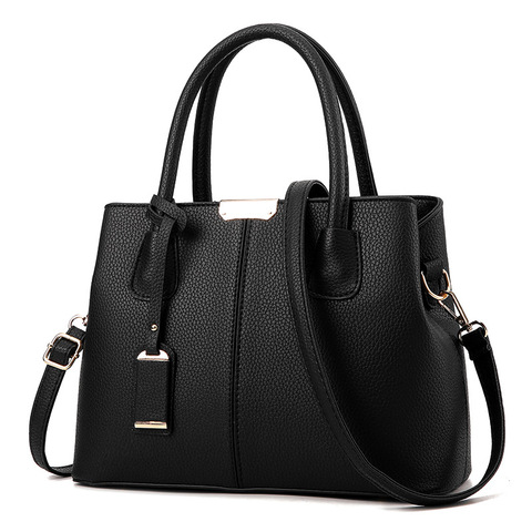 Women Bag Vintage Casual Tote Top-Handle Women Messenger Bags Shoulder student Handbag Purse Wallet Leather 2022 New ► Photo 1/6
