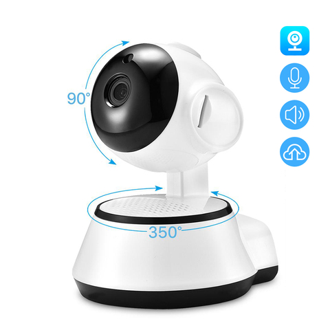 Hamrolte Baby Monitor 1080P Mini Wifi IP Camera Nightvision Two Way Audio Motion Detection Remote Access Pan/Tilt Camera V380 ► Photo 1/6