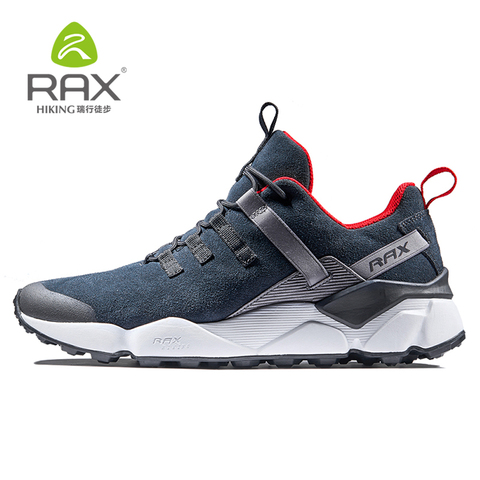RAX New Men's Hiking Shoes Leather Waterproof Cushioning Breathable Shoes Women Outdoor Trekking Backpacking Travel Shoes Men ► Photo 1/1