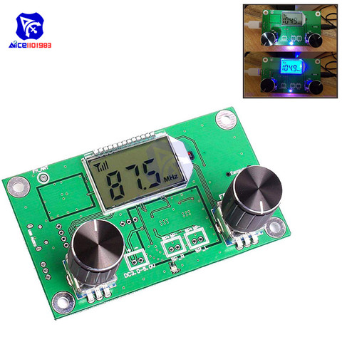 Digital Stereo FM Radio Wireless Receiver Module LCD Display DSP PLL 87.0MHz-108.0MHz with Rotary Potentiometer with Knob ► Photo 1/6