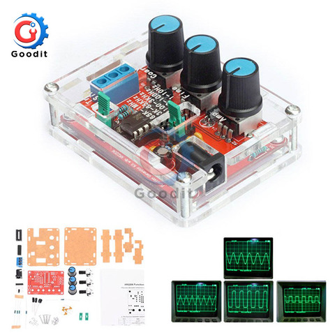 1HZ-1MHZ XR2206 Function Signal Generator DIY Kit Sine/Triangle/Square Output Signal Generator Adjustable Frequency Amplitude ► Photo 1/6