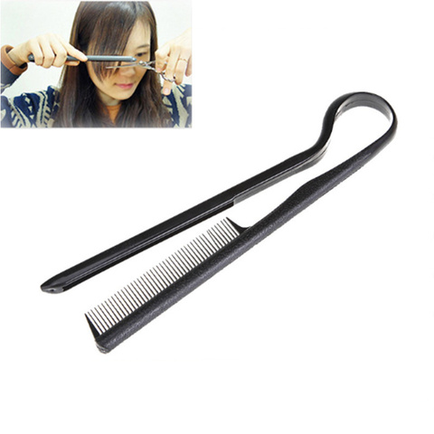 1PC Useful Hair Straighten Salon Comb Hairdressing Smooth Tool Hold Tongs Hair Styling Tools for Women ► Photo 1/6