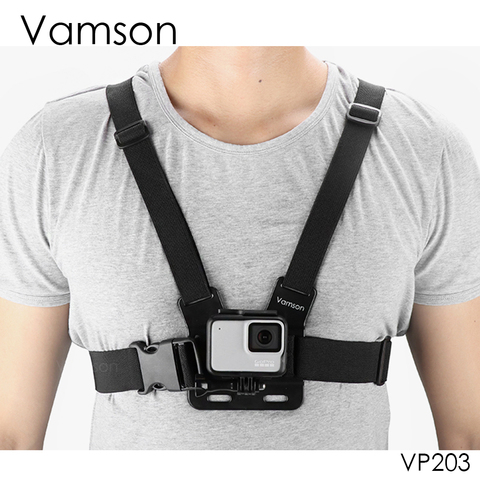 Vamson for Gopro Accessories Chest Strap Belt Body Tripod Harness Mount for Eken for Gopro Hero 9 8 7 5 6 4 for Yi 4K VP203 ► Photo 1/6