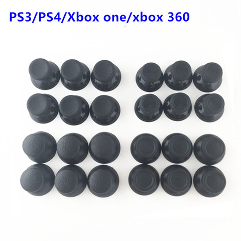 100pcs 3D Analog Joystick Stick Module Mushroom Cap For Sony PS4 Playstation 4 PS3 Xbox one Xbox 360 Controller Thumbstick Cover ► Photo 1/6