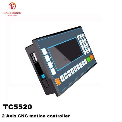 New Orignal CNC 2 axis Controller Interface 18DI 8DO 150Khz 32Bit Servo Stepper Controller for Lathe Milling Machine TC5520 ► Photo 1/1