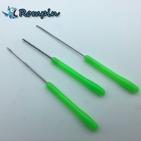 Rompin Hot Sale 3 in 1 Combo Set Carp Fishing Rigging Bait Needle Kit Tool Set Fish Drill Tackle Rigging Tool Kit With Pouch ► Photo 1/1