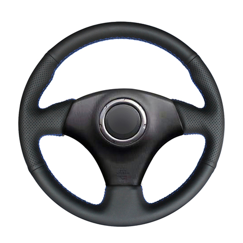 Handsewing Black PU Artificial Leather Steering Wheel Covers for Toyota RAV4 Celica Matrix MR2 Supra Voltz Caldina MR-S Corolla ► Photo 1/6