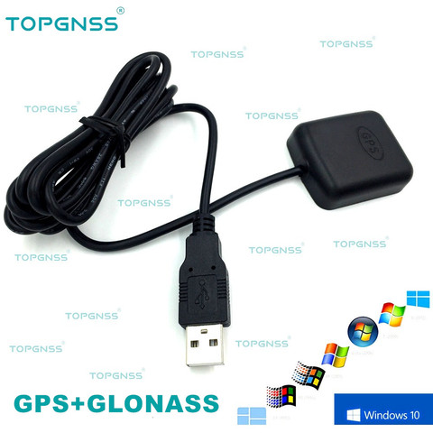 TOPGNSS USB GPS GLONASS Receiver 8030 GNSS chip design USB GLONASS antenna ,G- MOUSE 0183NMEA,replace BU353S4 ► Photo 1/6