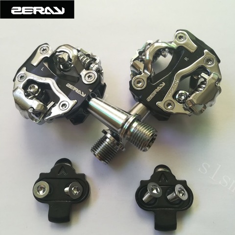 MTB Bicycle Pedals With Cleat Set Mountain Bike Self locking Pedal Aluminium Alloy 275g Cycling Accessories Zeray 108s ► Photo 1/6