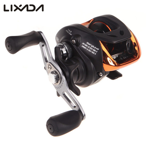 Lixada Fishing Reel 11BB Ball Bearings Baitcasting Fly Reel Coil Left/Right Hand GT 6:3:1 High Speed molinete de pesca AF103 ► Photo 1/6