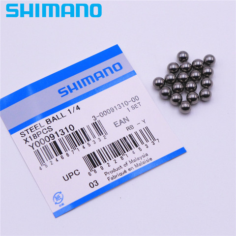 SHIMANO Y00091310 Rear Hub Freehub Steel Ball 1/4